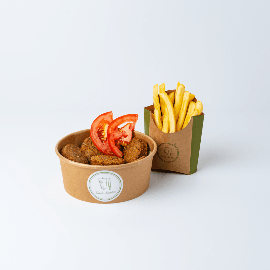 Falafel mit Pommes oder Reis