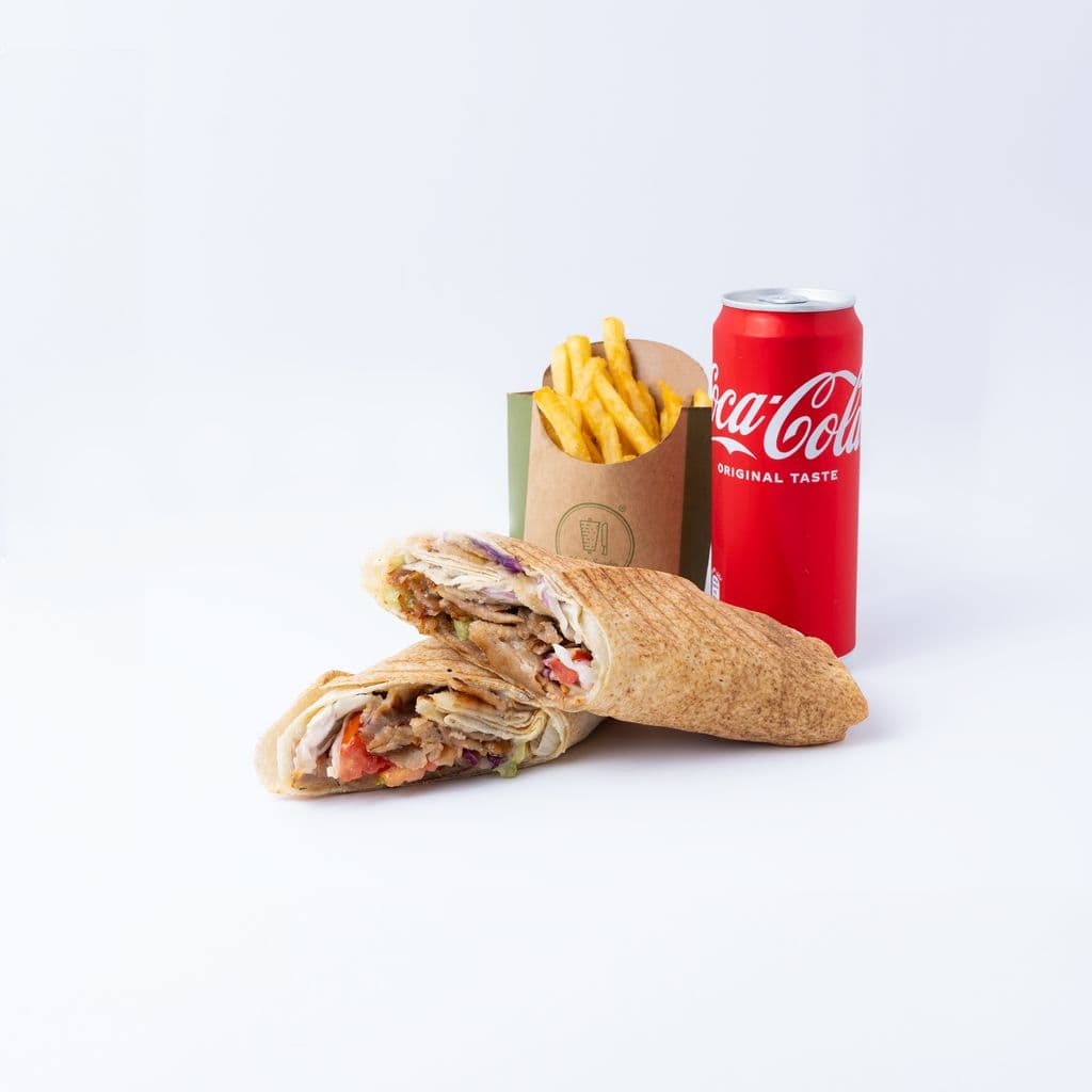 Kebab Wrap Menü